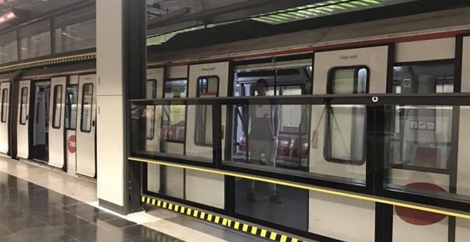 Vagones del Metro de Barcelona. E.P.
