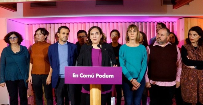 Jaume Asens i Ada Colau, entre altres dirigents dels Comuns, valoren els Comuns. EN COMÚ PODEM