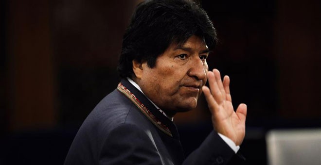 Evo Morales, expresidente de Bolivia, en una foto de archivo tomada en la sede de la ONU. / PETER FOLEY (EFE)