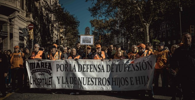 Manifestación en Barcelona contra la Ley Aragonés. Matthias Oesterle/ZUMA Wire/dpa Only For Use In Spain