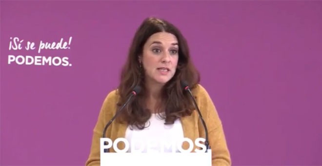 La portavoz de Podemos, Noelia Vera. / PODEMOS