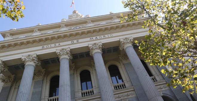Edificio del Palacio de la Bolsa de Madrid. E.P.
