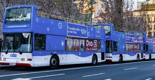 Imagen de archivo de los autobuses de Naviluz./ Ayuntamiento de Madrid