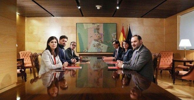 Reunión ERC-PSOE