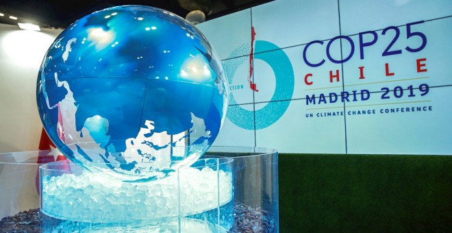02/12/2019. - La COP25, que se iba a celebrar en Chile, arranca en Madrid con el lema 'Tiempo de actuar'. / EFE - EMILIO NARANJO
