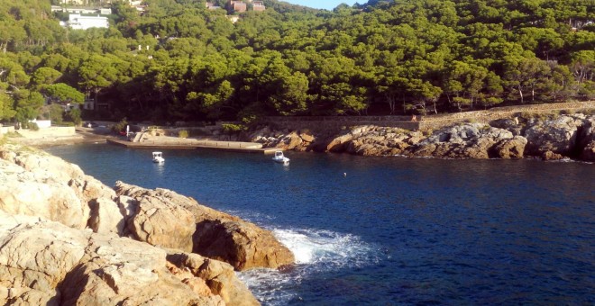 La cala d'Aiguafreda, a Begur.