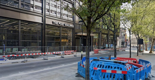 Edificio 'The Post Building', en el centro de Londres, que alberga la sede de la consultora McKinsey.