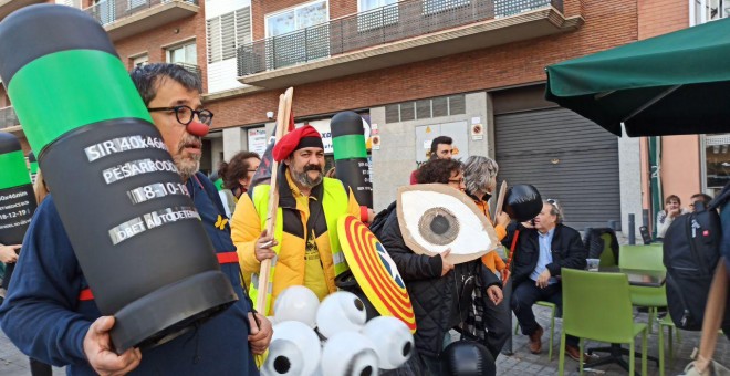 18/12/2019 - Manifestantes convocados por Tsunami Dèmocratic. / MARIA RUBIO