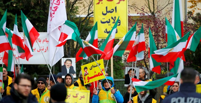 Protestas en Irán contra el régimen. / Reuters