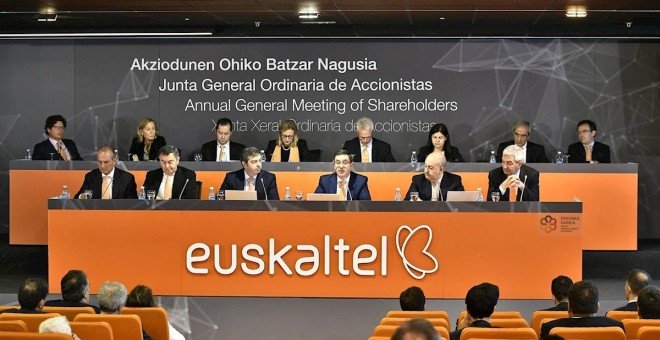 Junta de accionistas de Euskaltel. E.P.