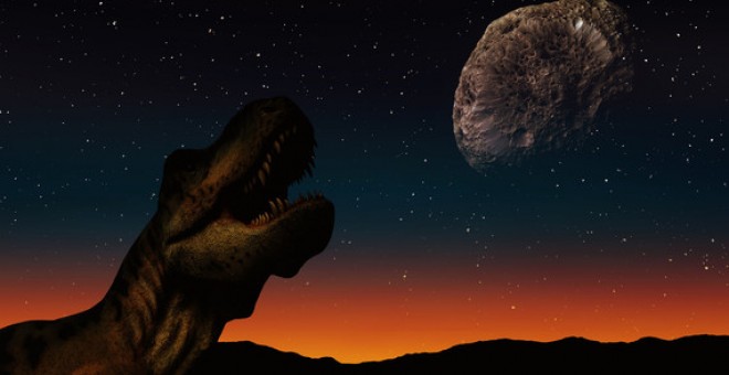 Solo el impacto de un asteroide hace 66 millones de años pudo provocar la extinción masiva de los dinosaurios. / Pixabay