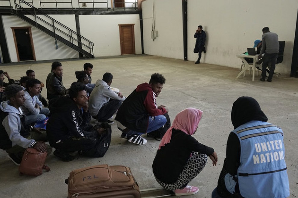Centro de reunión y salida en Trípoli. ACNUR