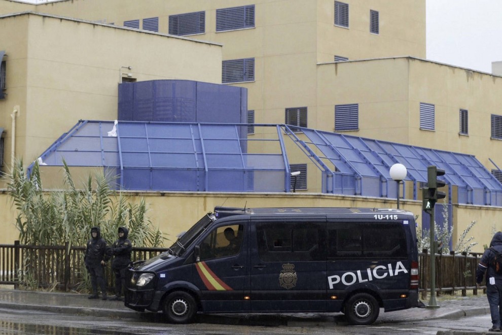 Exterior del CIE situado en Aluche (Madrid)