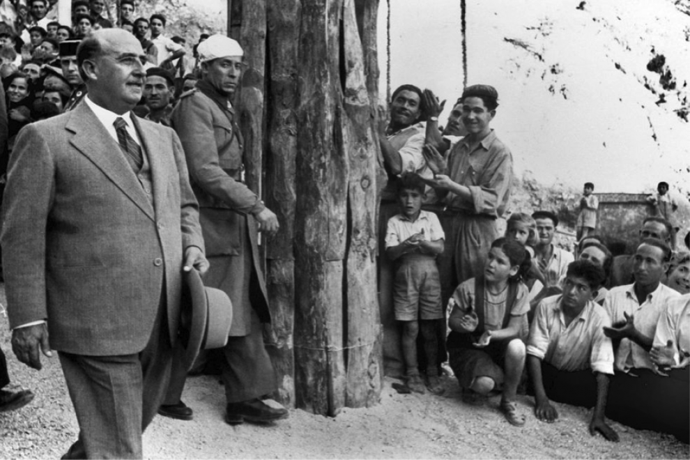 Imagen de Franco que ilustra el proyecto del  sobre el memorial del hambre.