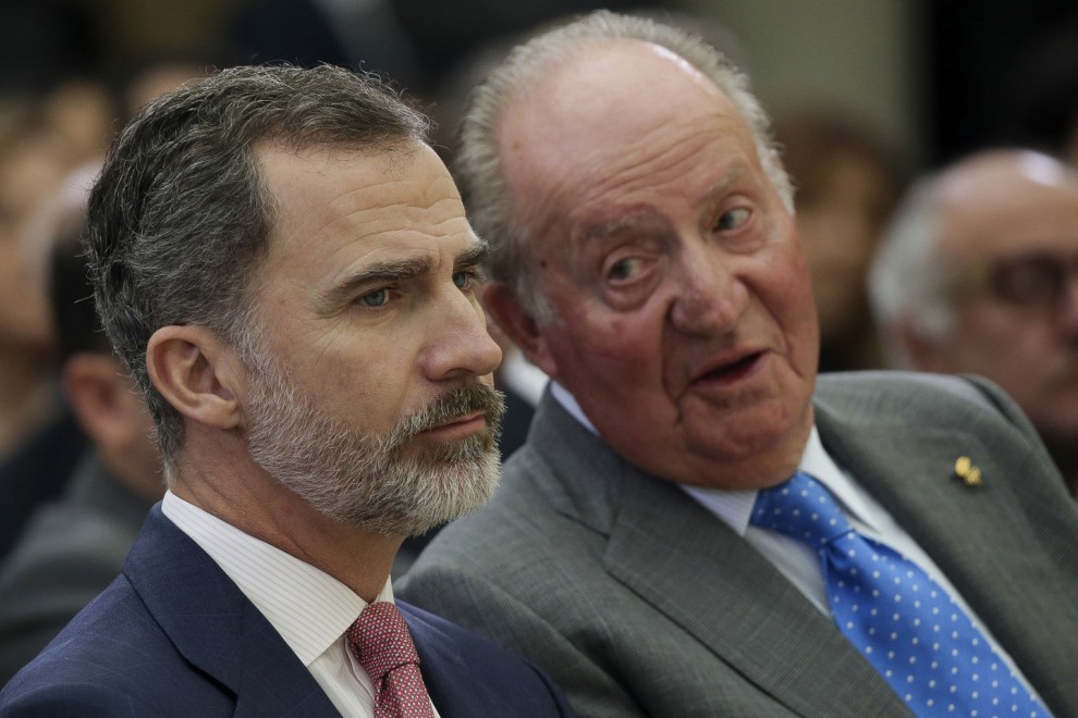 Juan Carlos I y Felipe VI en una imagen de archivo.