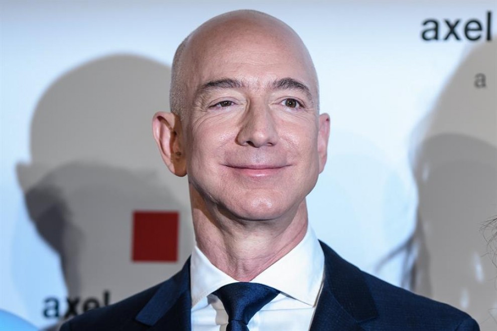 El fundador y director ejecutivo de Amazon, Jeff Bezos. EFE/Clemens Bilan/Archivo