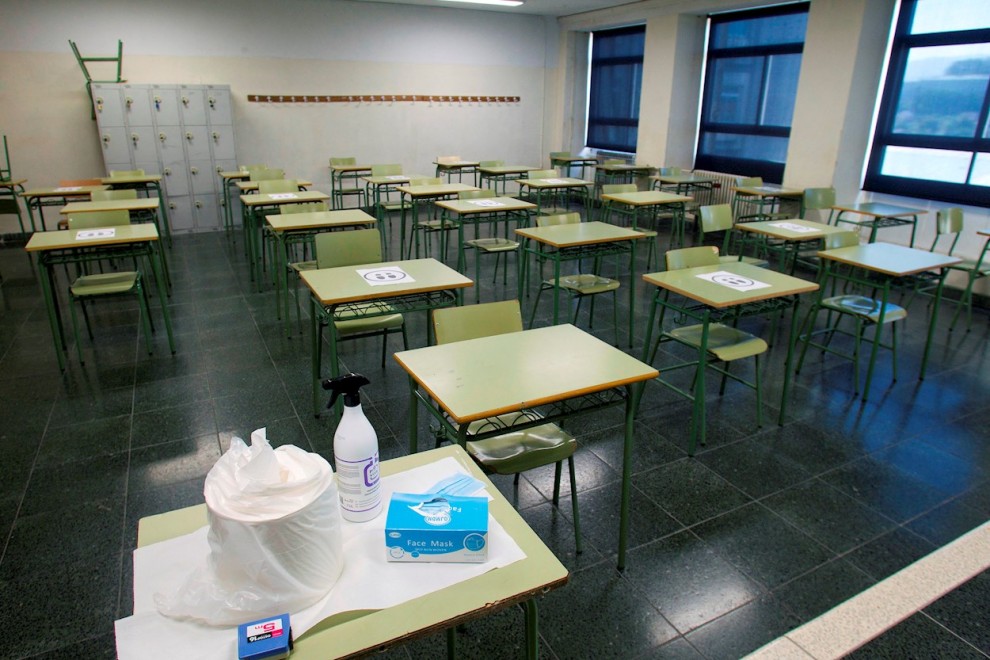 CCOO lleva a los tribunales las normas para la vuelta al colegio en Madrid. EFE/Salvador Sas/Archivo