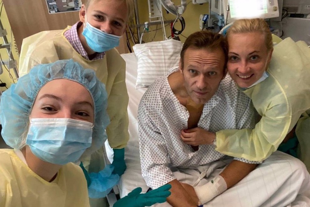 Navalni en el hospital