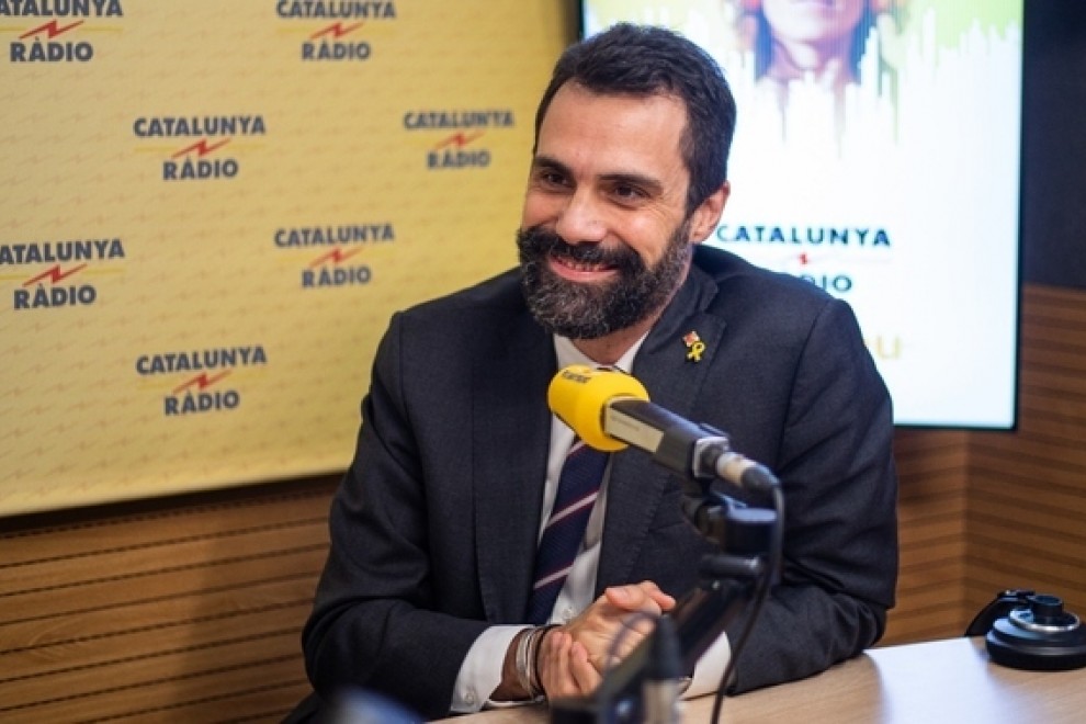 Roger Torrent a l'entrevista a Catalunya Ràdio. CCMA