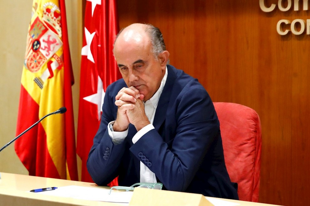 25/09/2020  - El viceconsejero madrileño de Salud Pública y Plan COVID-19, Antonio Zapatero, durante la rueda de prensa. EFE/Ballesteros