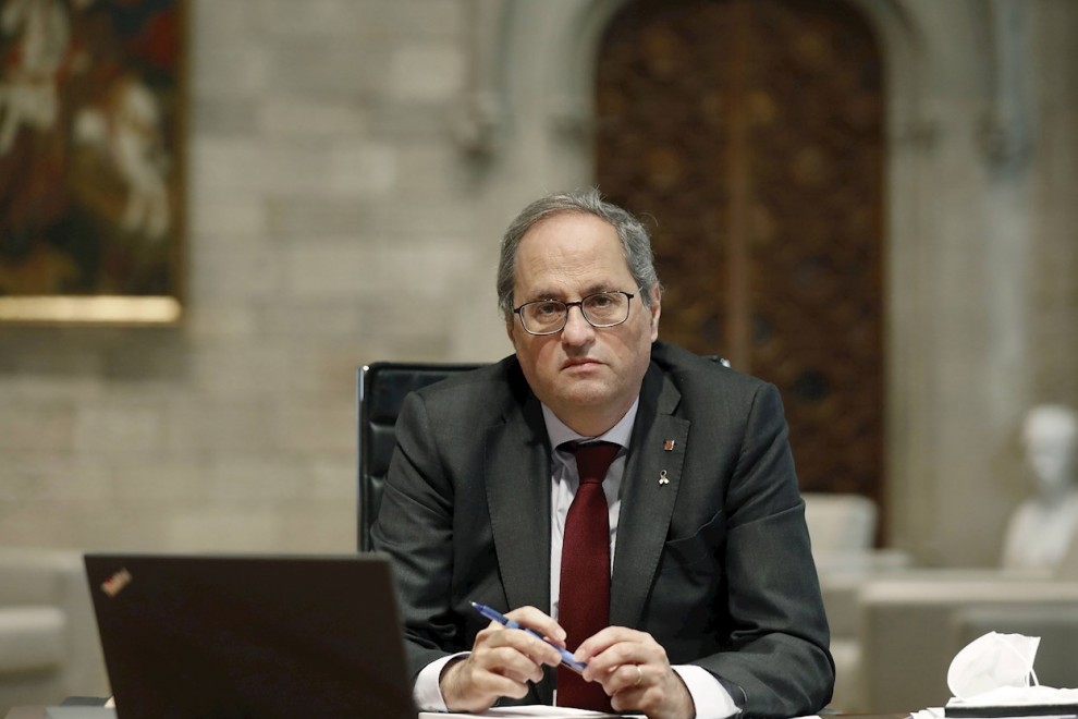El presidente de la Generalitat, Quim Torra. EFE/Andreu Dalmau