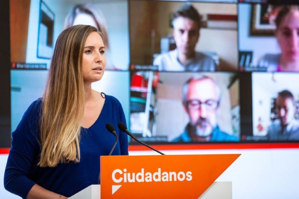 La portavoz nacional de Ciudadanos, Melisa Rodríguez. Fuente: Cs (Pedro Ruiz).