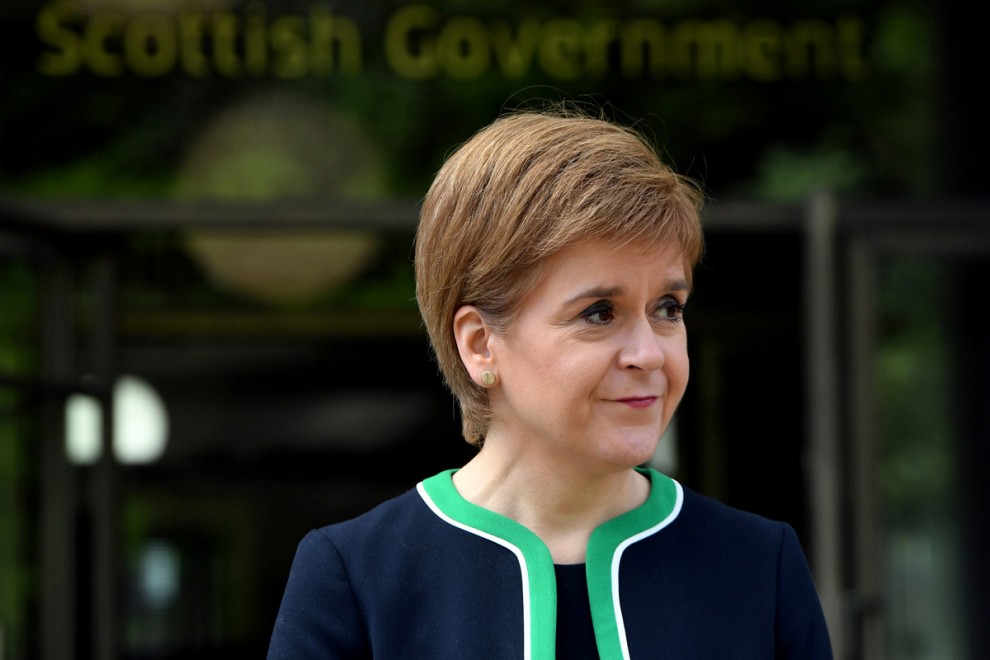Imagen de archivo de Nicola Sturgeon, ministra principal de Escocia. - REUTERS