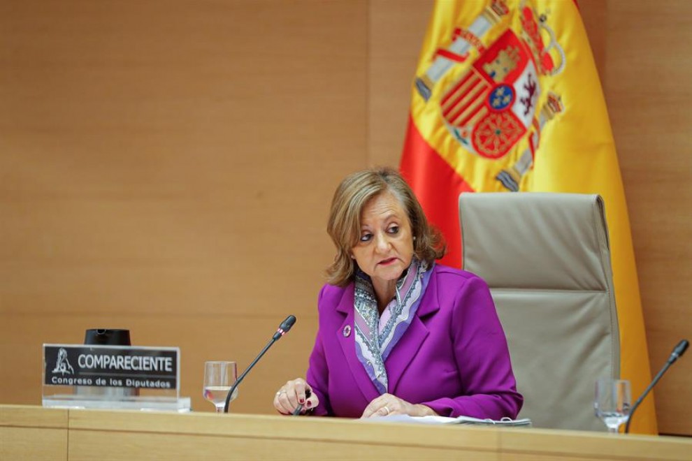 La secretaria de Estado de Asuntos Exteriores y para Iberoamérica y el Caribe, Cristina Gallach, comparece ante la comisión de Cooperación Internacional para el Desarrollo del Congreso, este jueves en Madrid.
