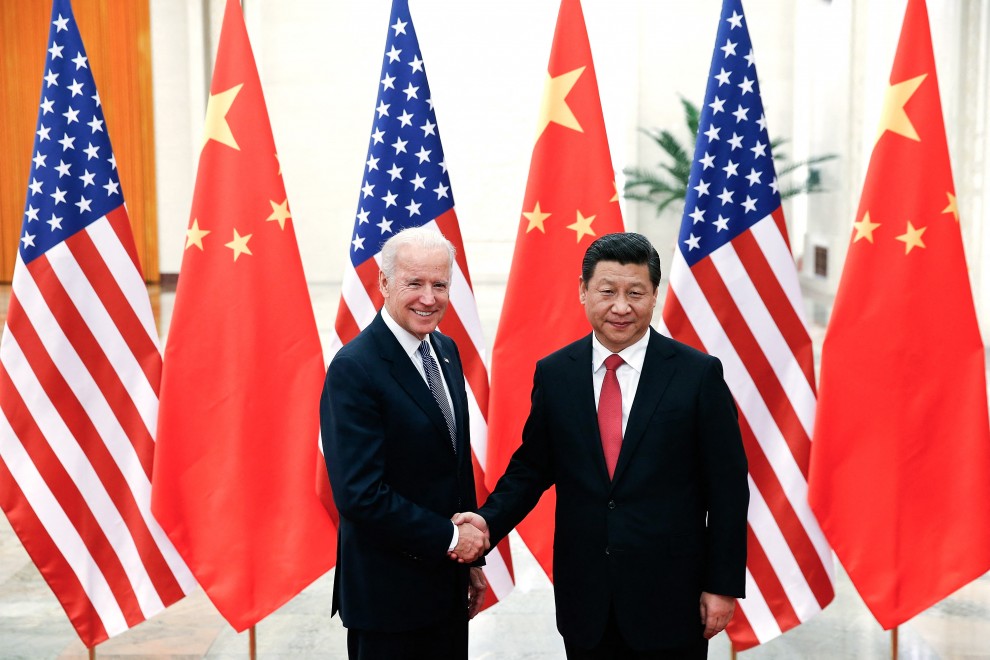 El presidente de Estados Unidos, Joe Biden y su homólogo chino, Xi Jinping, en una imagen de archivo.