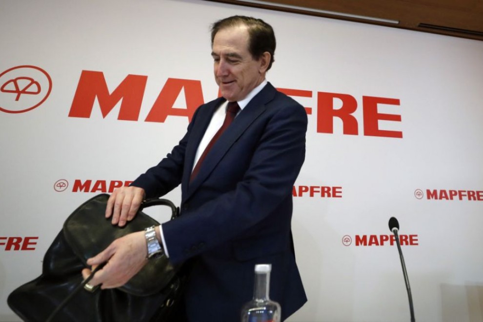 El presidente de Mapfre, Antonio Huertas. EFE/Javier Lizón