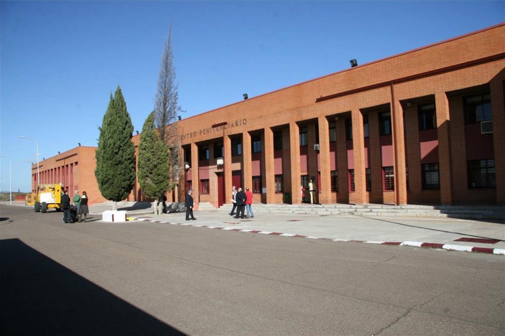 Entrada de la cárcel de Badajoz.