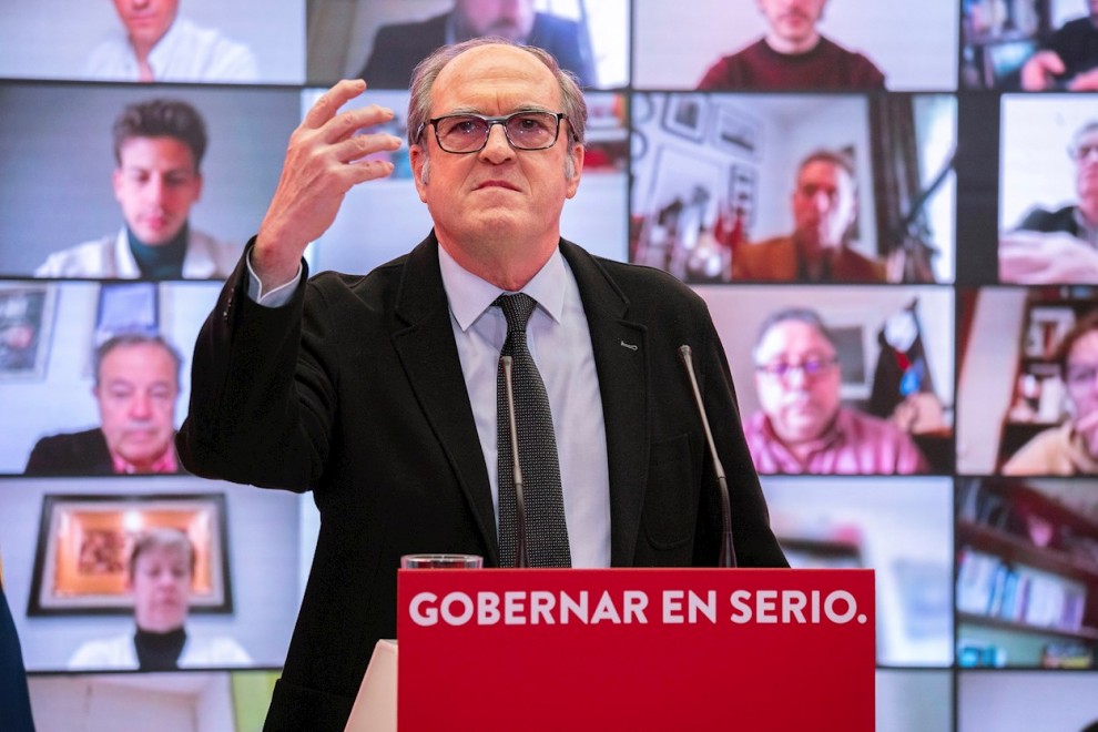 El candidato socialista para la presidencia de la Comunidad de Madrid, Ángel Gabilondo.