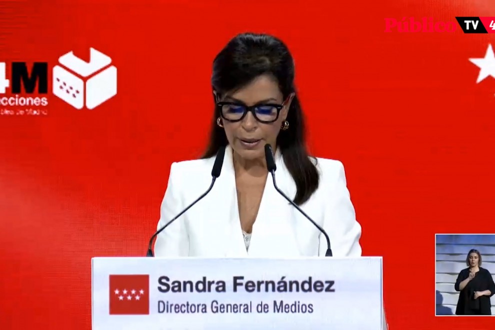 Rueda de prensa Sandra Fernández