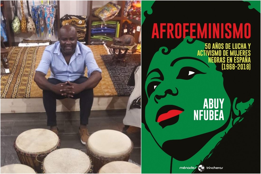 Abuy Nfubea, autor del libro 'Afrofeminismo. 50 años de lucha y activismo de mujeres negras en España'.