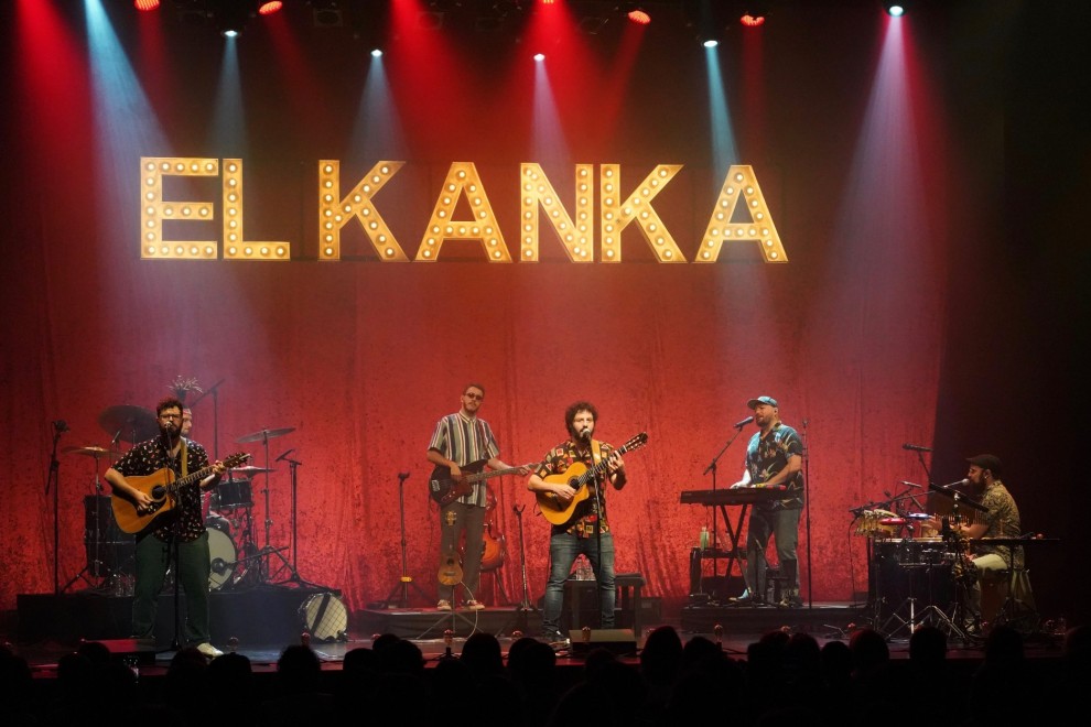 Una imatge del concert del Kanka a la Sala Barts.