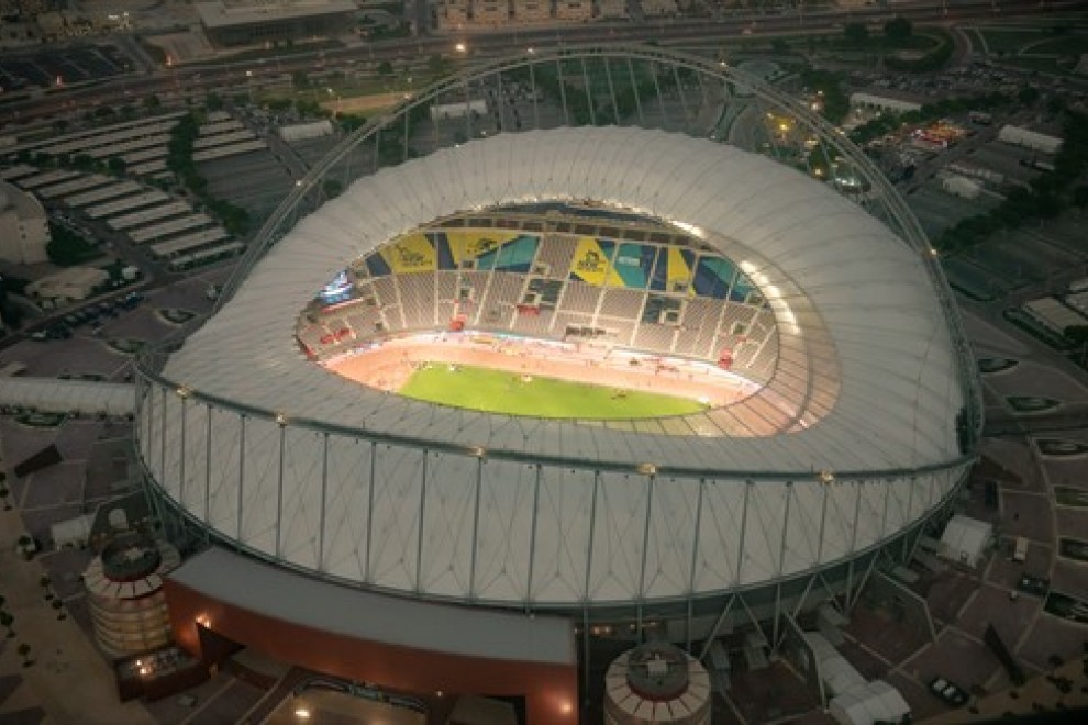 Una vista general del Estadio Internacional Khalifa, el primer lugar terminado que albergará una parte de la Copa Mundial de la FIFA 2022 -Michael Kappeler / Euroa Press.