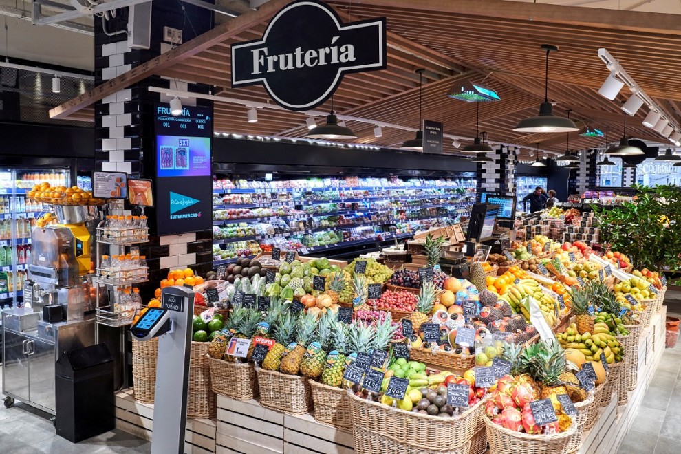 Vista de un supermercado de El Corte Inglés.