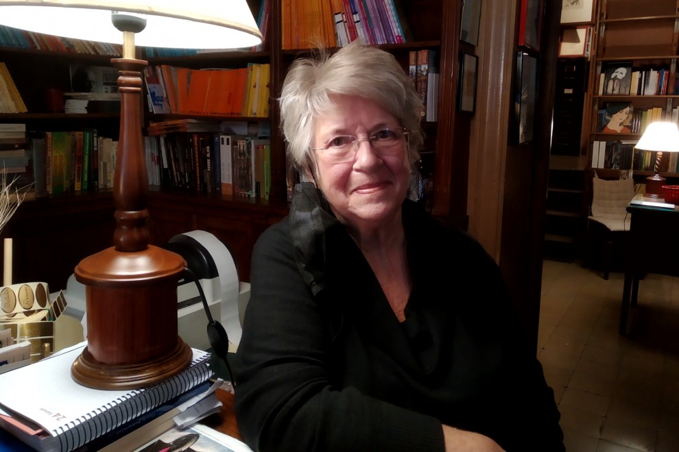 Lourdes Serrano, dueña de la librería Pérgamo de Madrid.
