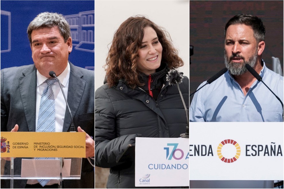 Escrivá, Ayuso y Abascal, candidatos a 'Corazón de Piedra 2021' de la Asociación de Directores de Servicios Sociales