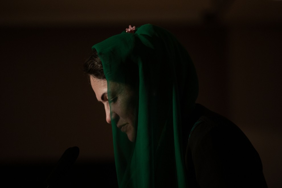 La parlamentaria y activista afgana, Fawzia Koofi, durante el acto por el que ha recibido el Premio Casa Asia 2021.