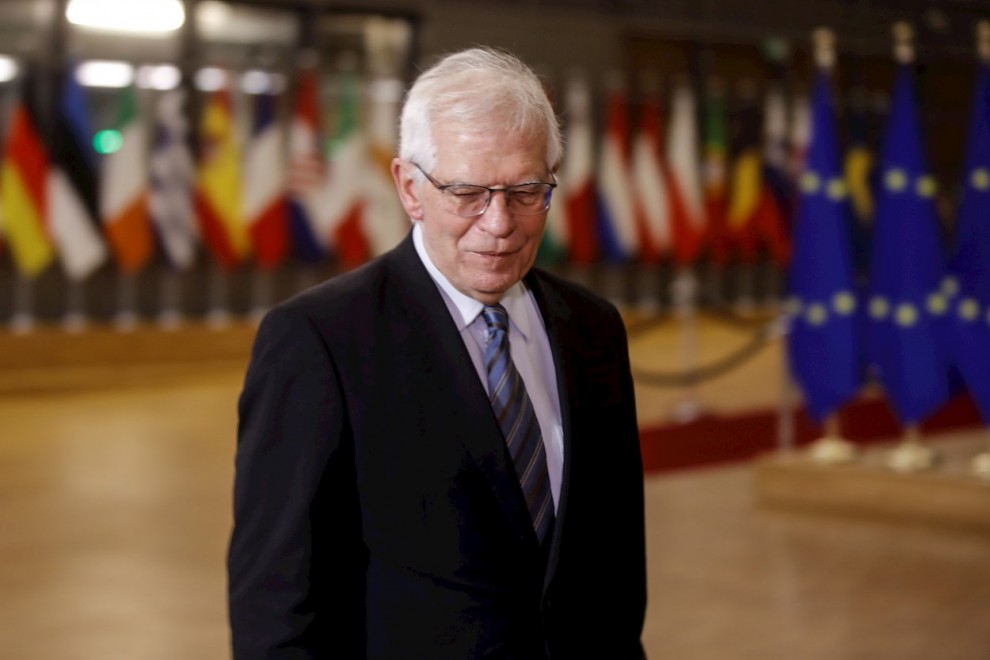 El alto representante de la Unión Europea (UE) para Asuntos Exteriores,  Josep Borrell, este lunes 24 de enero.