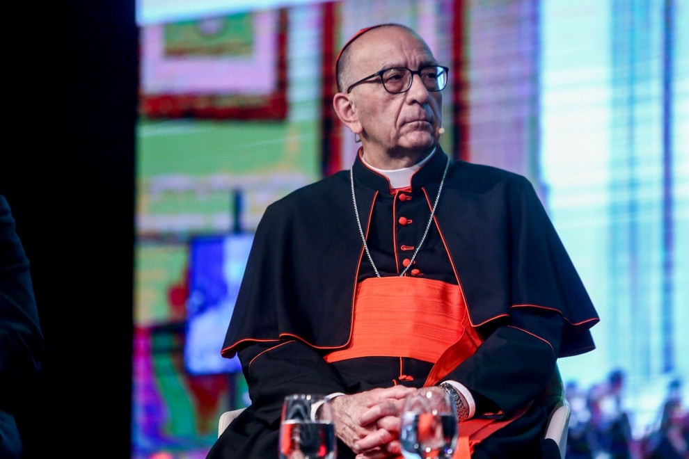 25/01/22. El presidente de la Conferencia Episcopal Española, Juan José Omella, durante una reunión en Madrid, a 13 de diciembre de 2021.