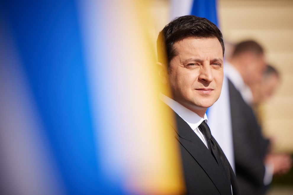 05/10/2021 El presidente de Ucrania, Volodymyr Zelensky, en una imagen de archivo