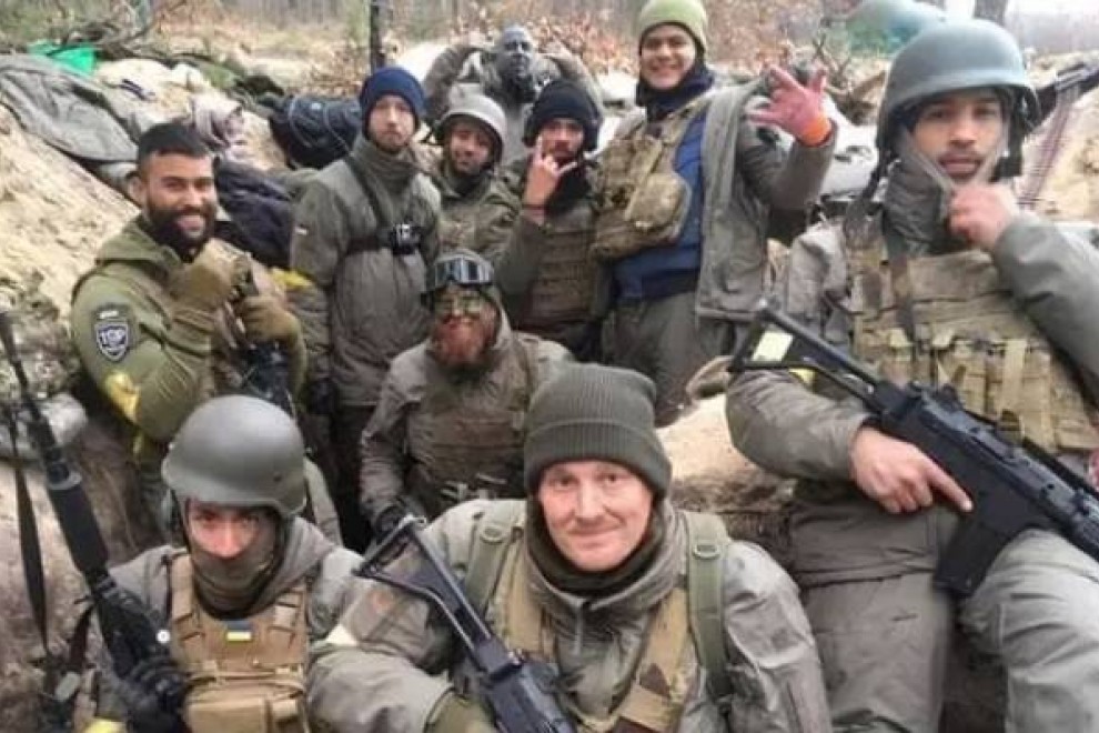 Voluntarios extranjeros de la Legión Internacional de Defensa Territorial de Ucrania