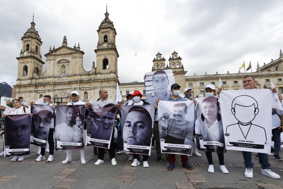 (07/03/2022) Exguerrilleros llegan a Bogotá para pedir que acabe la violencia contra ellos