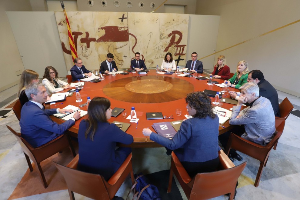 10/05/2022 - El consell executiu de la Generalitat d'aquest dimarts.