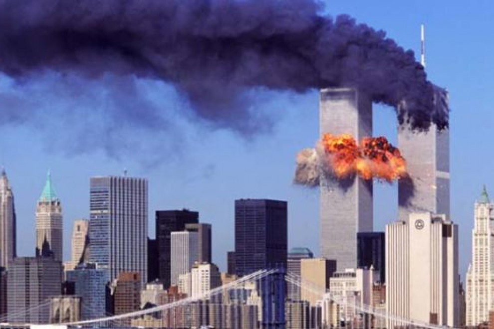 Imagen de los atentados contra las torres gemelas del WTC de Nueva York.