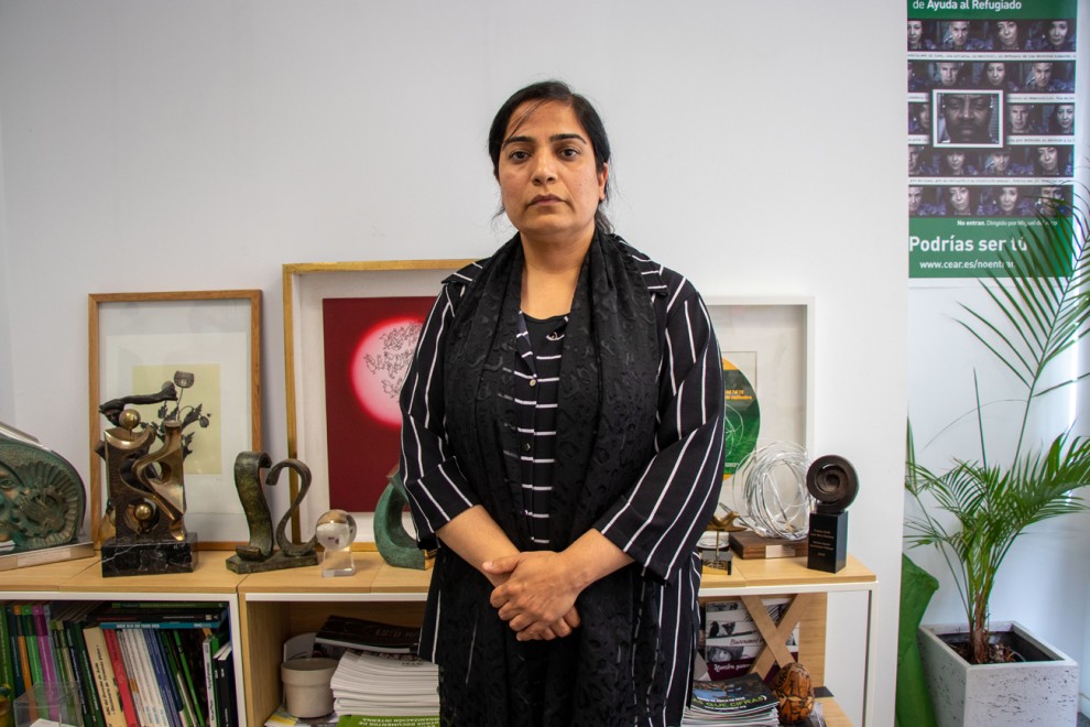 Malalai Joya, activista y expolítica afgana, ahora refugiada en Catalunya