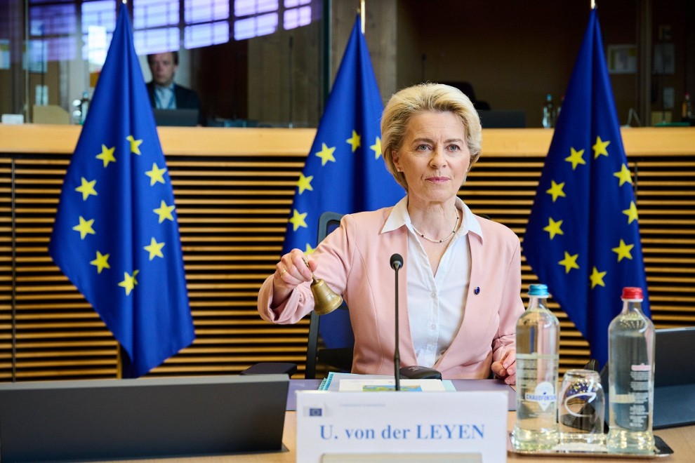 La presidenta de la Comisión Europea, Úrsula Von der Leyen en una reunión, a 22 de junio de 2022, en Bruselas, Bélgica.