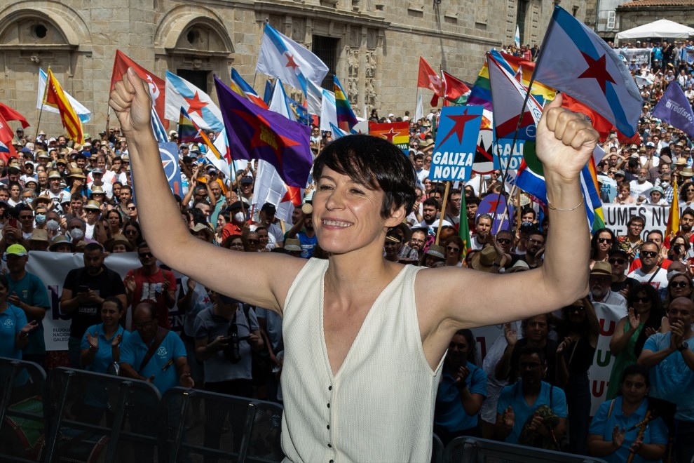 23/8/22 Ana Pontón, en la celebración del Día da Patria Galega el pasado 25 de julio en Santiago.